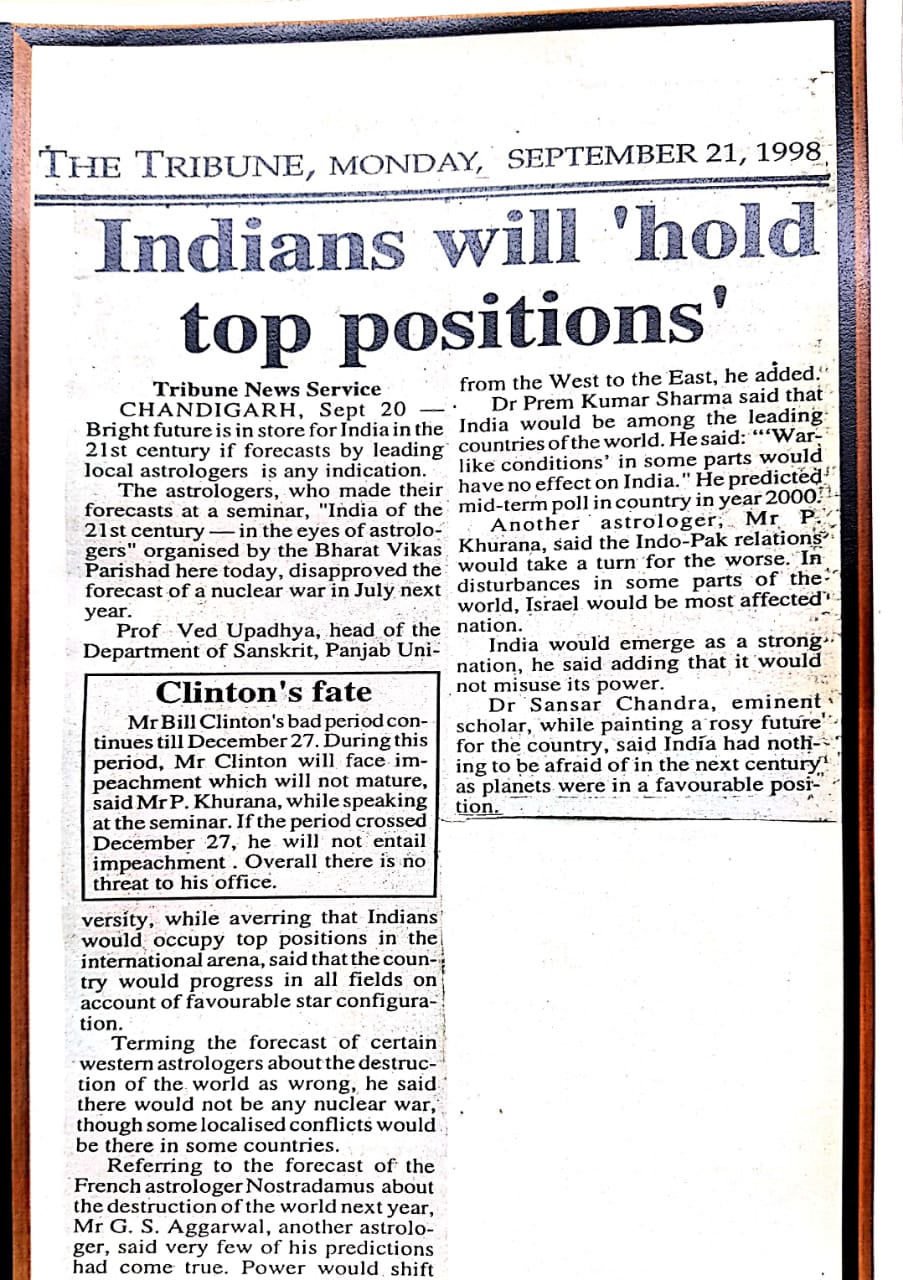 Indians will 'hold top positions'