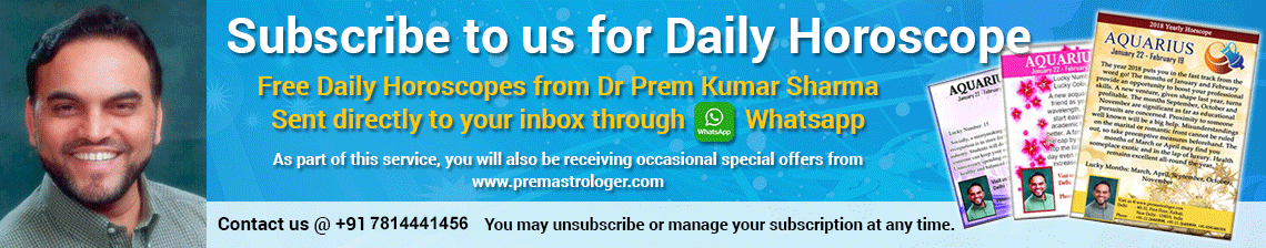 prem kumar sharma daily horoscope